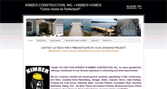 Desktop Screenshot of kimberconstruct.com